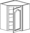 30″, 36″ and 42″ High Diagonal Wall – Wall Corner Cabinets